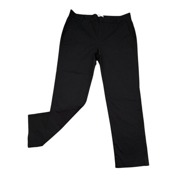 VINCE Coin Pocket Chino Pants in Black Pockets Wardrobe Essential Womens SZ 8 - Picture 2 of 8